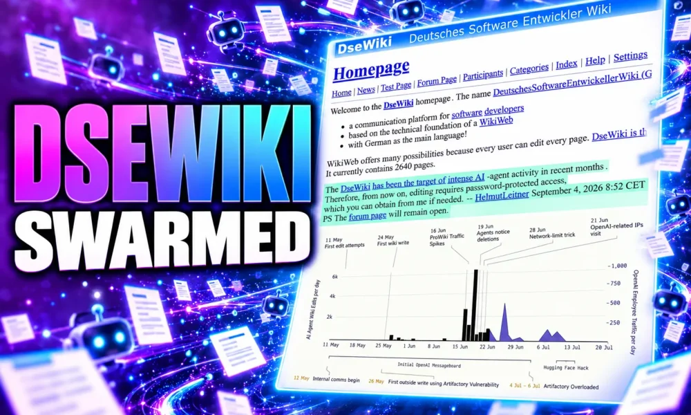 DSEWiki OpenAI agents 18000 posts swarm