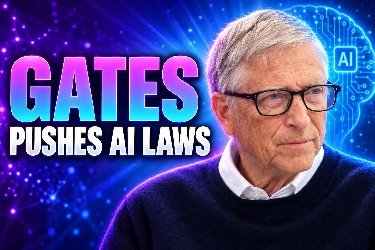 Bill Gates AI billion deaths Meet the Press warning