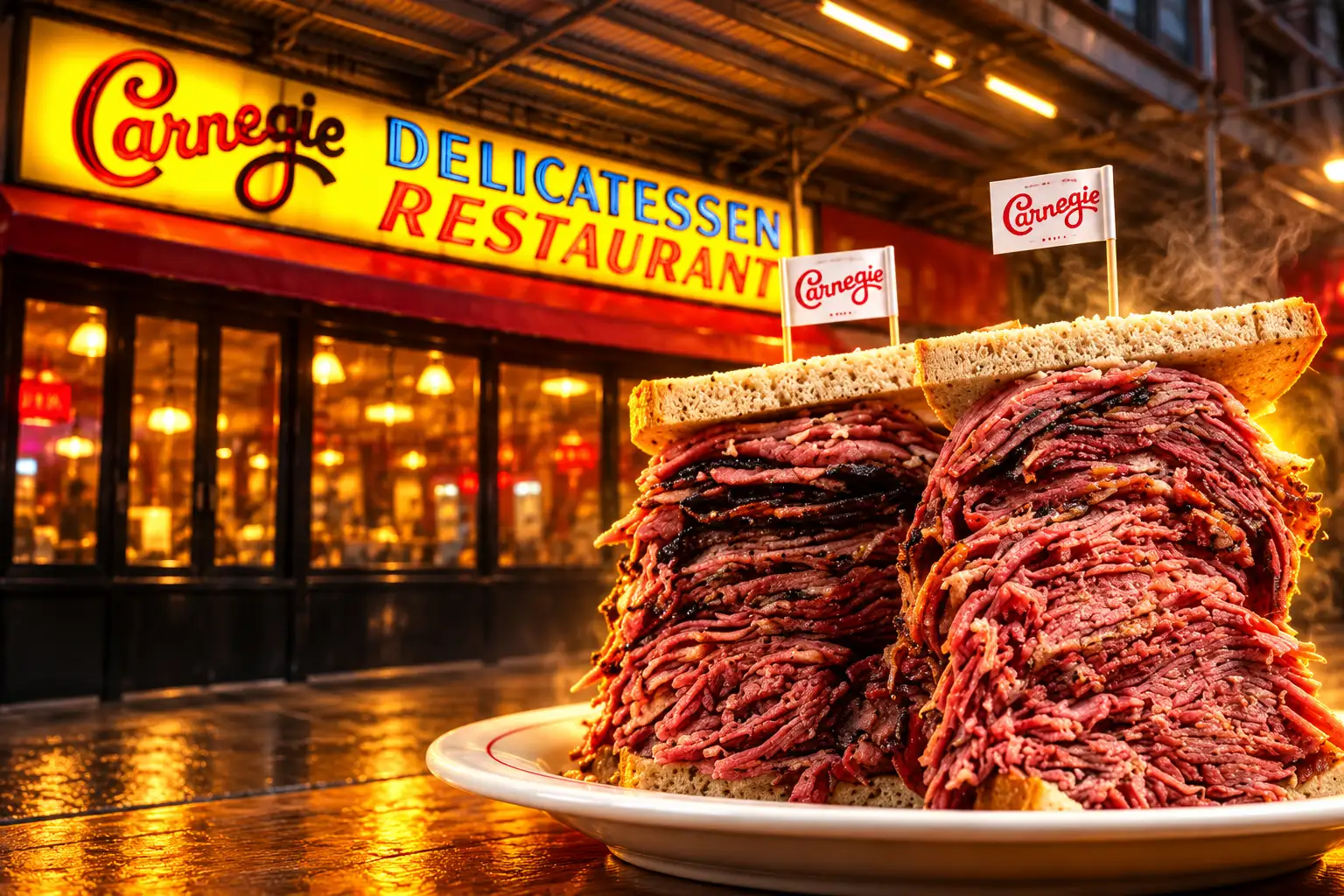 Carnegie Deli reopens 834 Seventh Avenue Midtown