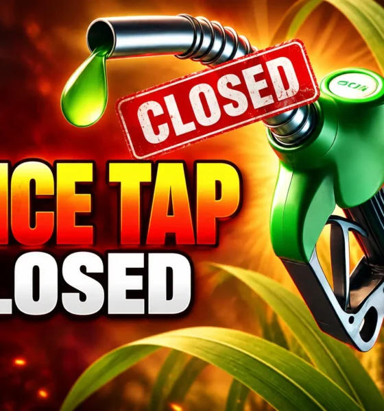 India bars cane juice from ethanol mix November