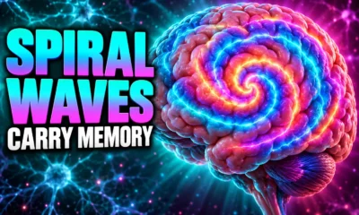 spiral traveling brain waves during human memory tasks