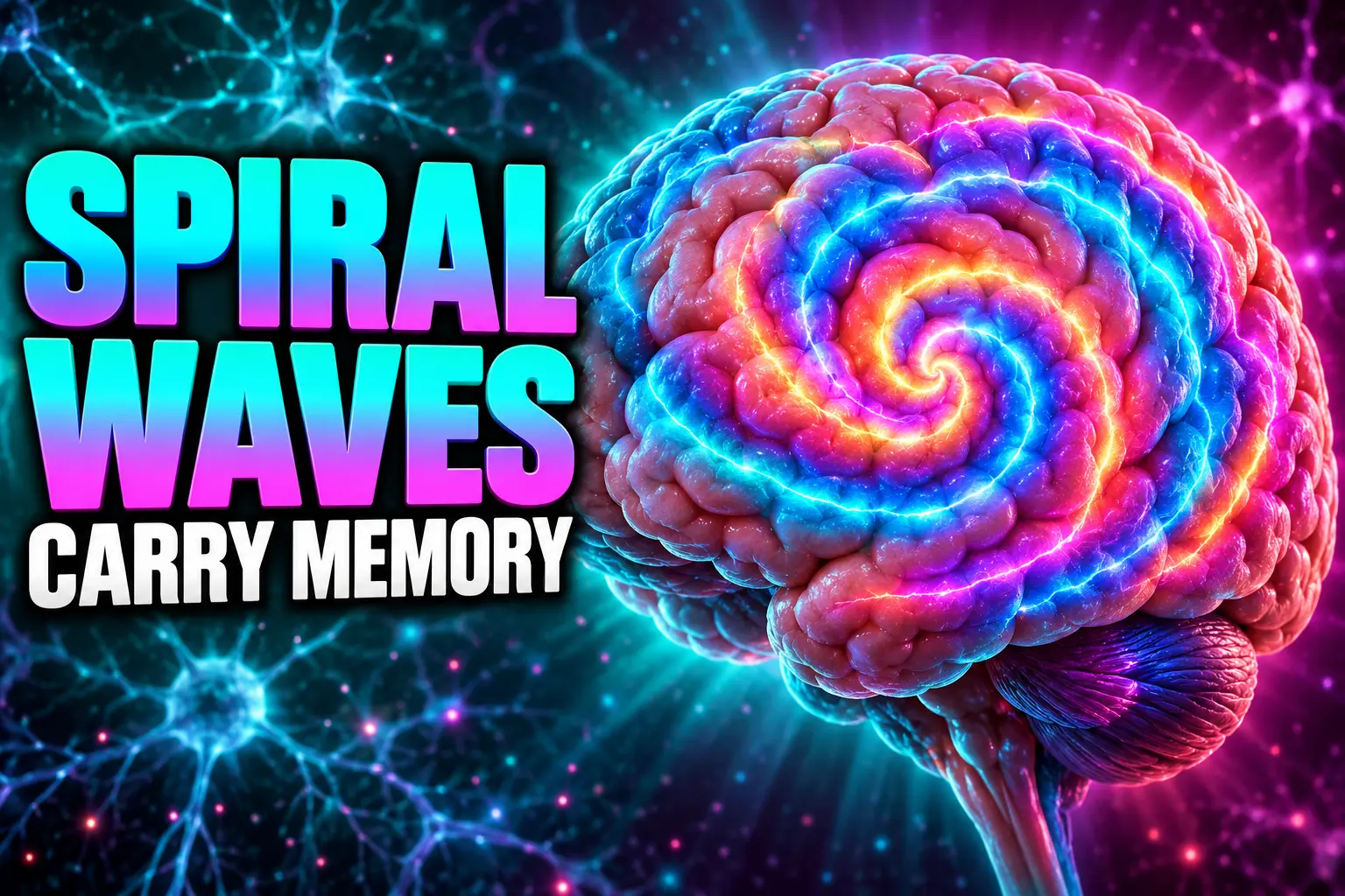 spiral traveling brain waves during human memory tasks